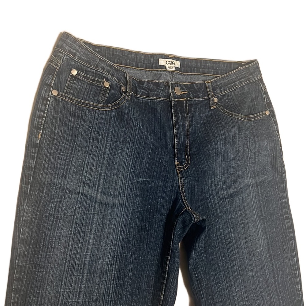 Cato, 5-Pocket, Design Pockets, Jean Capris, Size 14 - Picture 3 of 10